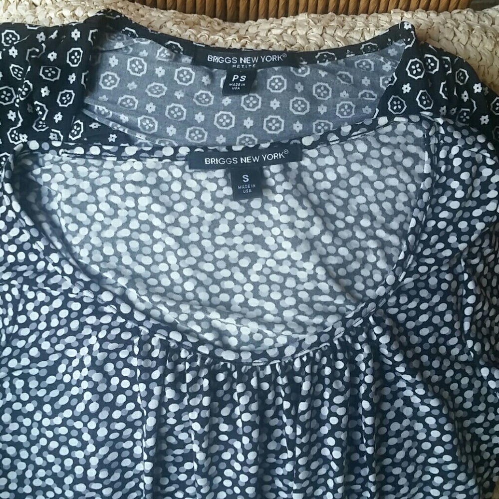 Briggs New York tops, size S and PS - Picture 6 of 8